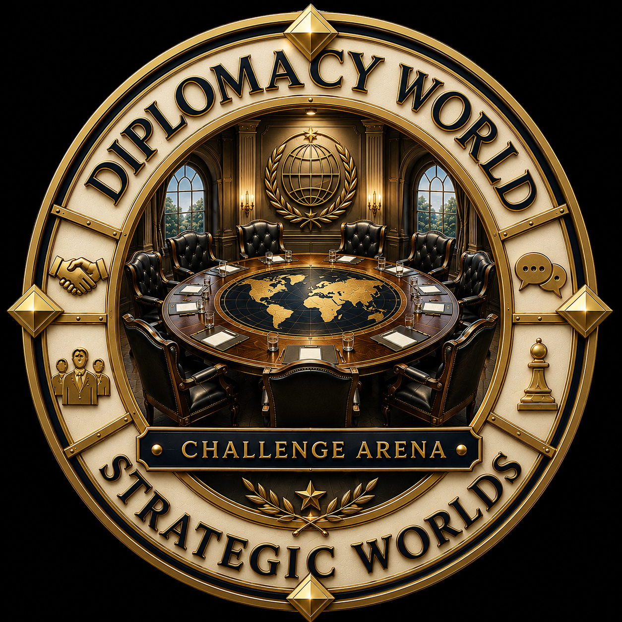 Diplomacy World Medallion